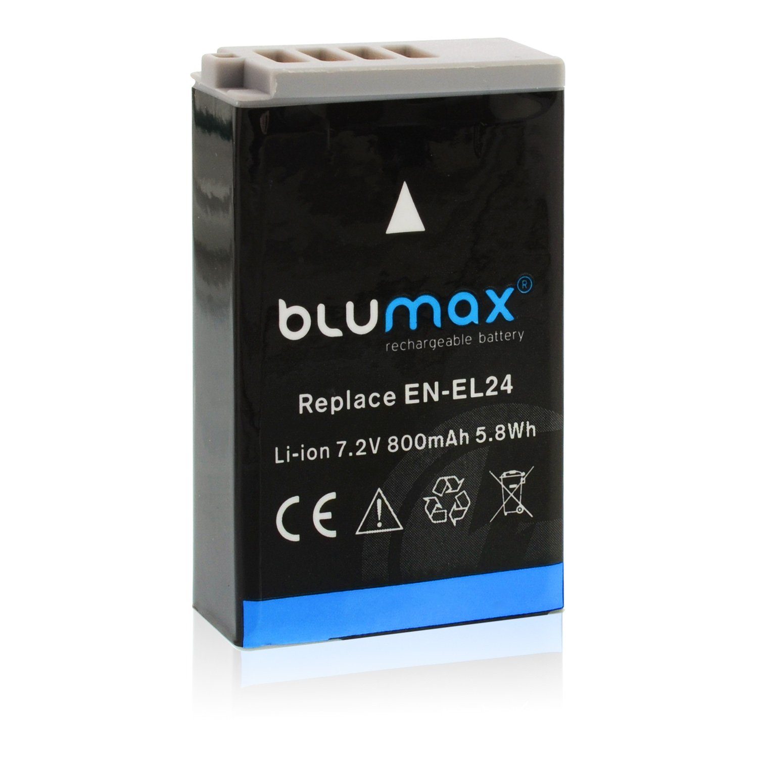 Blumax Akku passend für Nikon EN-EL24 800 mAh (7,4V) Kamera-Akku