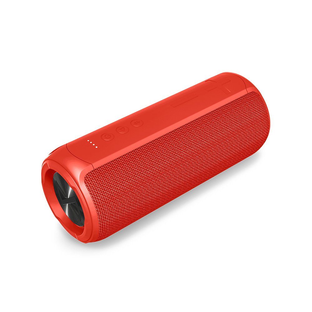 Forever Bluetooth-Lautsprecher "Toob Speaker Rot Lautsprecher 20" Forever Bluetooth 4000mAh Tragbarer