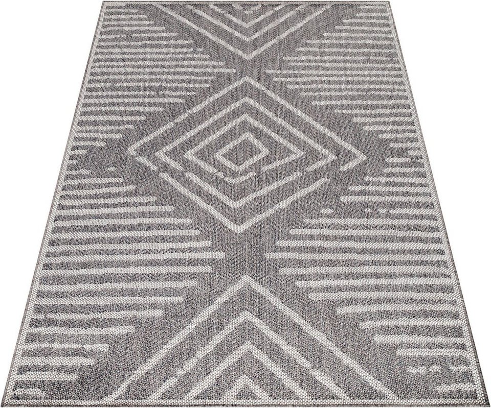 Teppich ARUBA 4902, Ayyildiz Teppiche, rechteckig, Höhe: 6 mm,  Pflegeleicht, Modern, In- und Outdoor geeignet