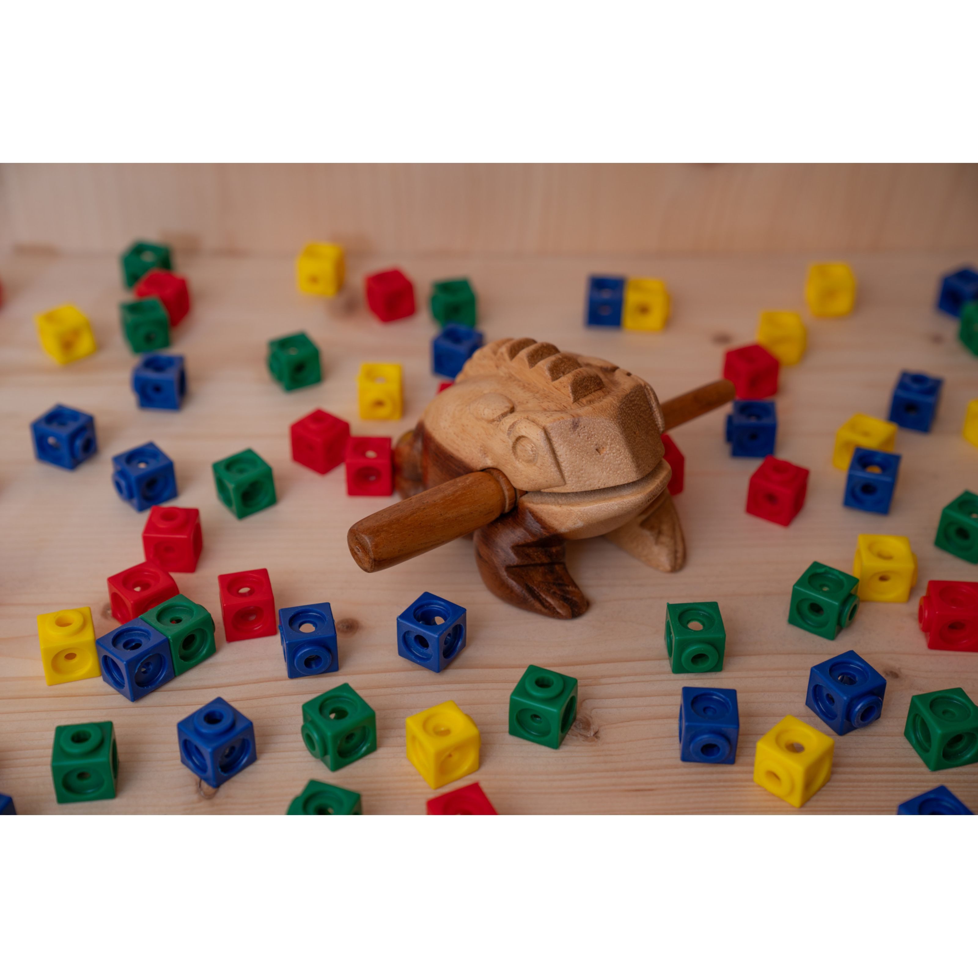 Meinl Percussion Guiro, Percussion, Guiros, NINO Wood Frog Güiro Medium - Guiro