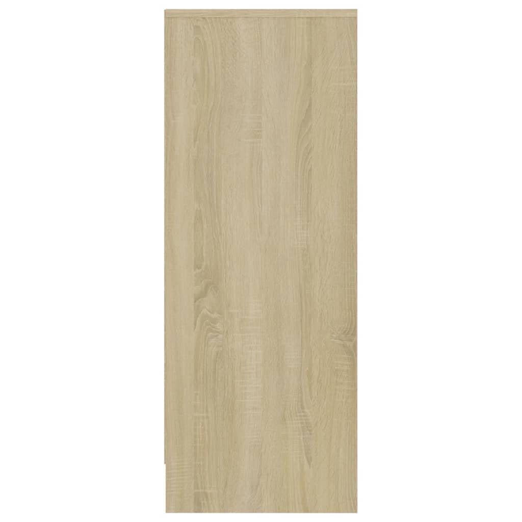 31,5x35x90 cm furnicato Schuhschrank Holzwerkstoff Sonoma-Eiche