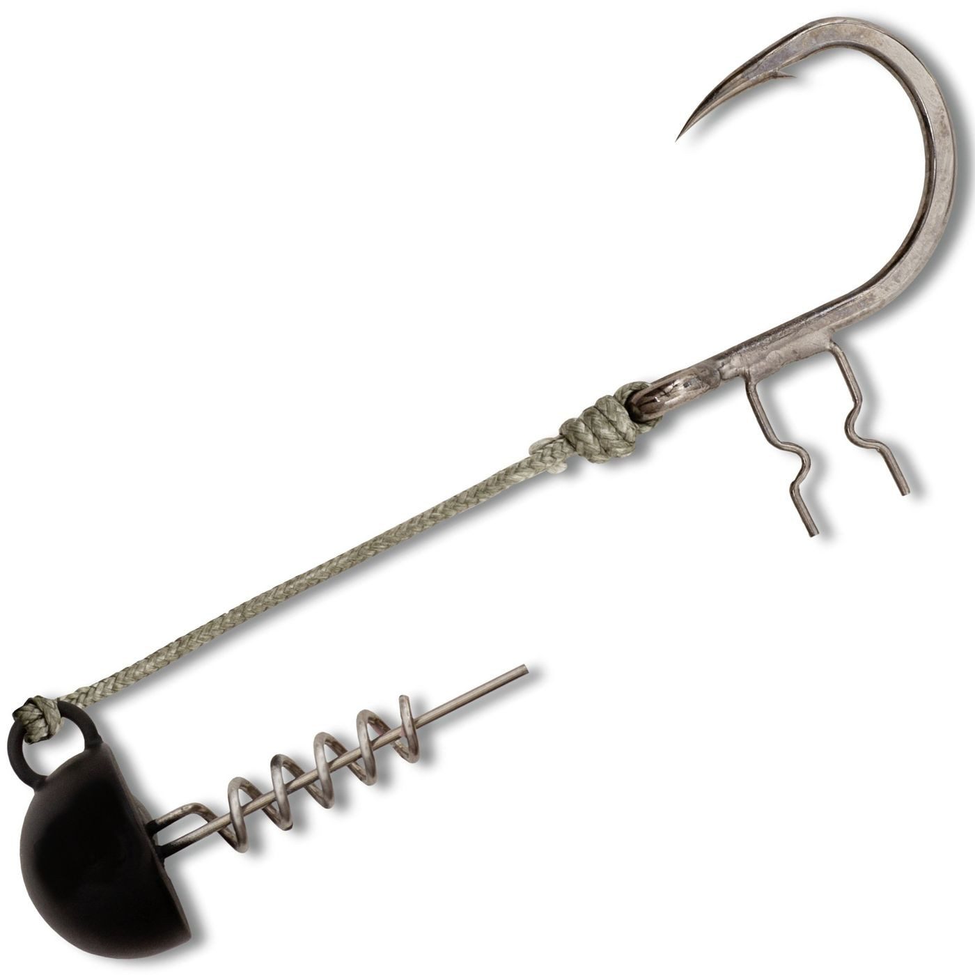 Black Cat Drillingshaken Black Cat Shad Claw Rig - Spinnmontage für Waller