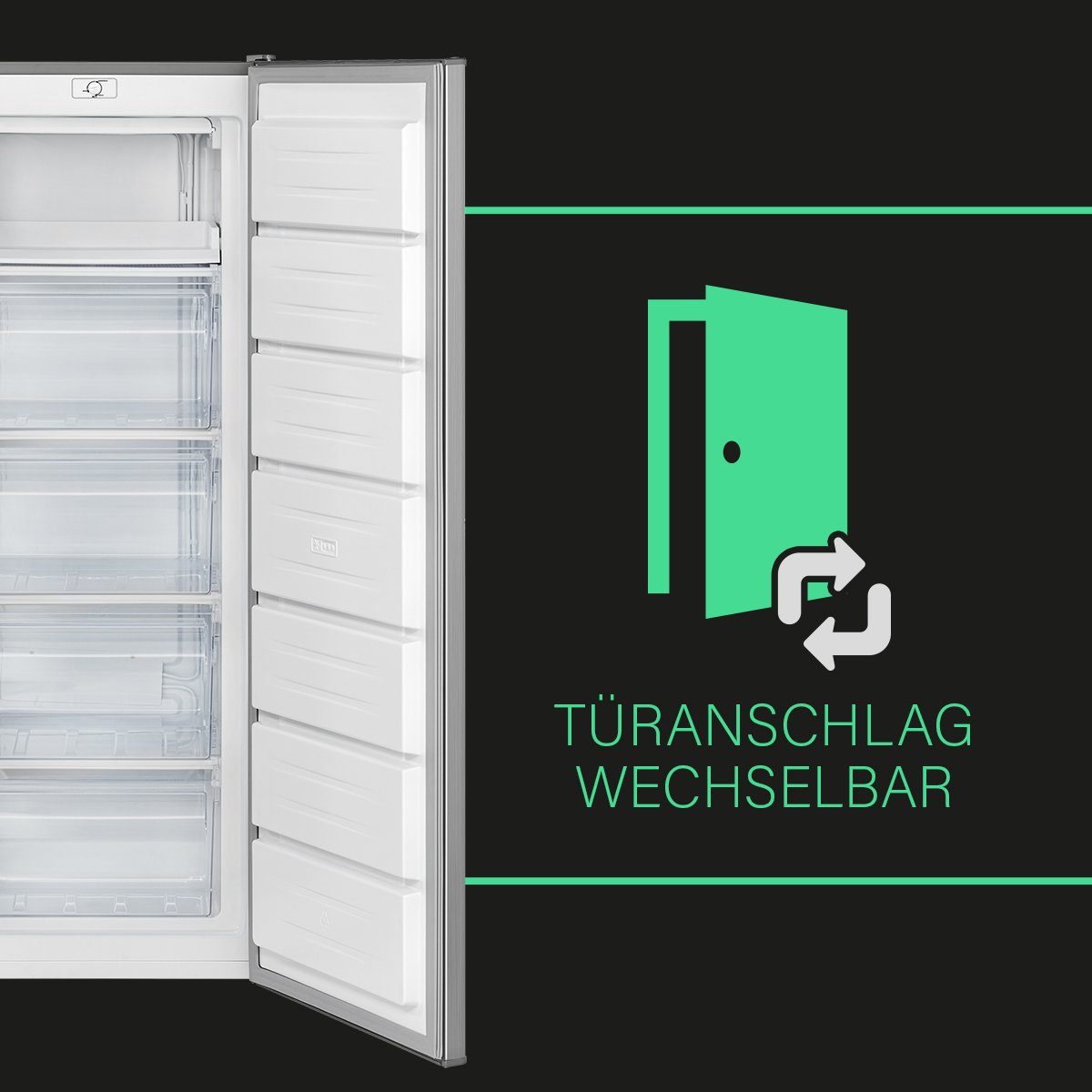 BOMANN Gefrierschrank GS 7340, 142.6 cm hoch, 54.4 cm breit, Gefrierschrank, 168 Liter Nutzinhalt
