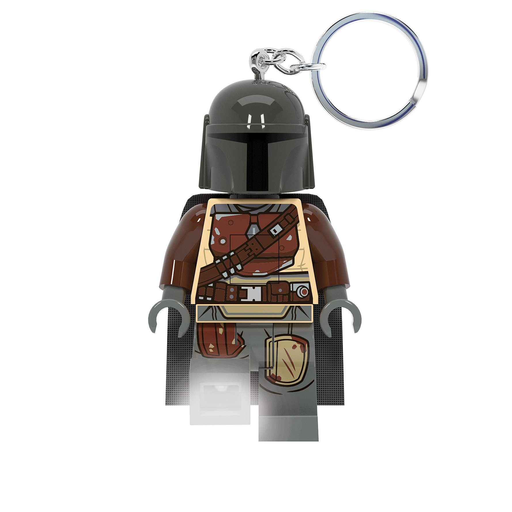 Taschenlampe The Schlüssel Schlüsselanhänger mit Toy anhänger LEGO Joy Mandalorian