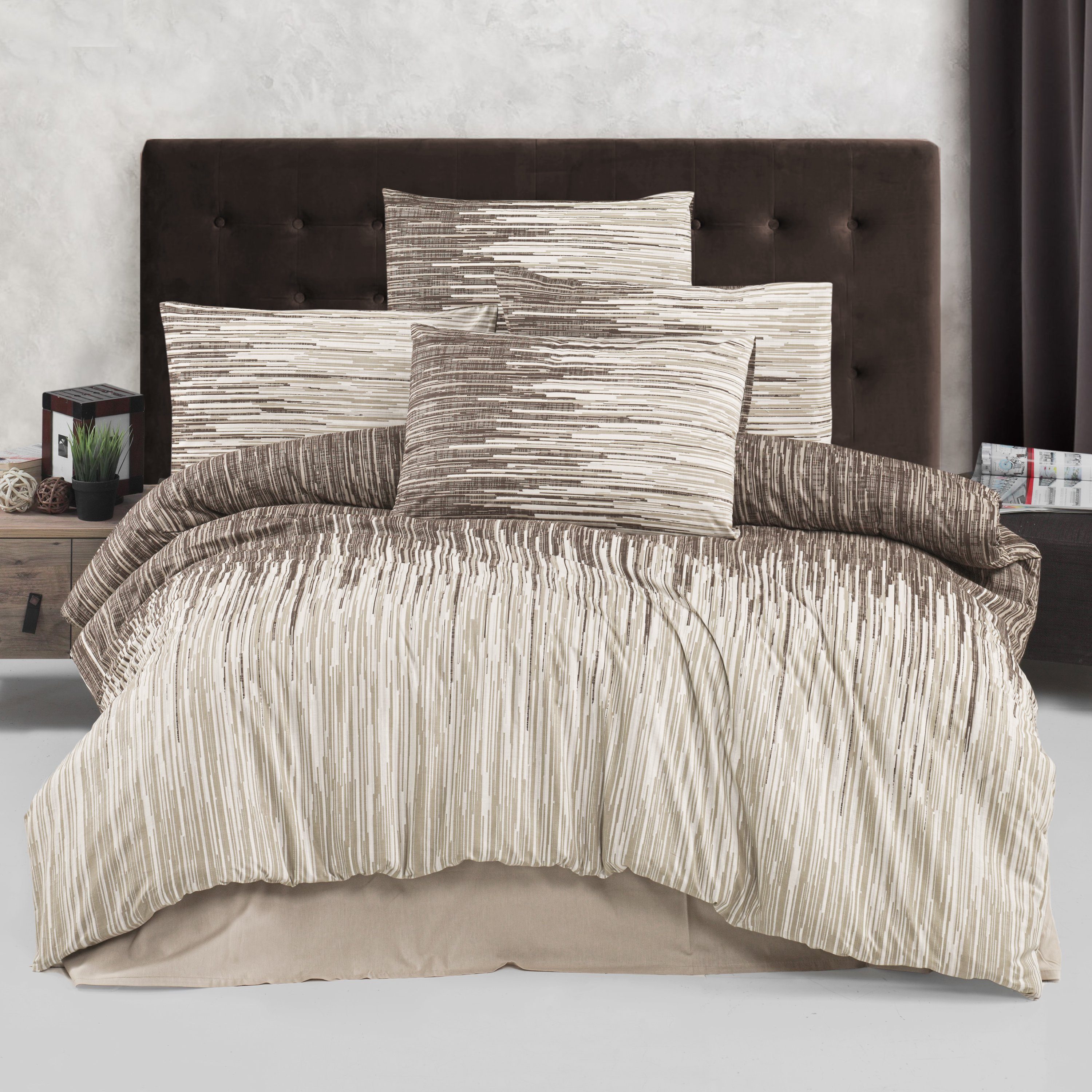 Mellice Bettwäsche Mellice Home - Bettwäsche 100% Baumwolle Renforcè, 2 teilig