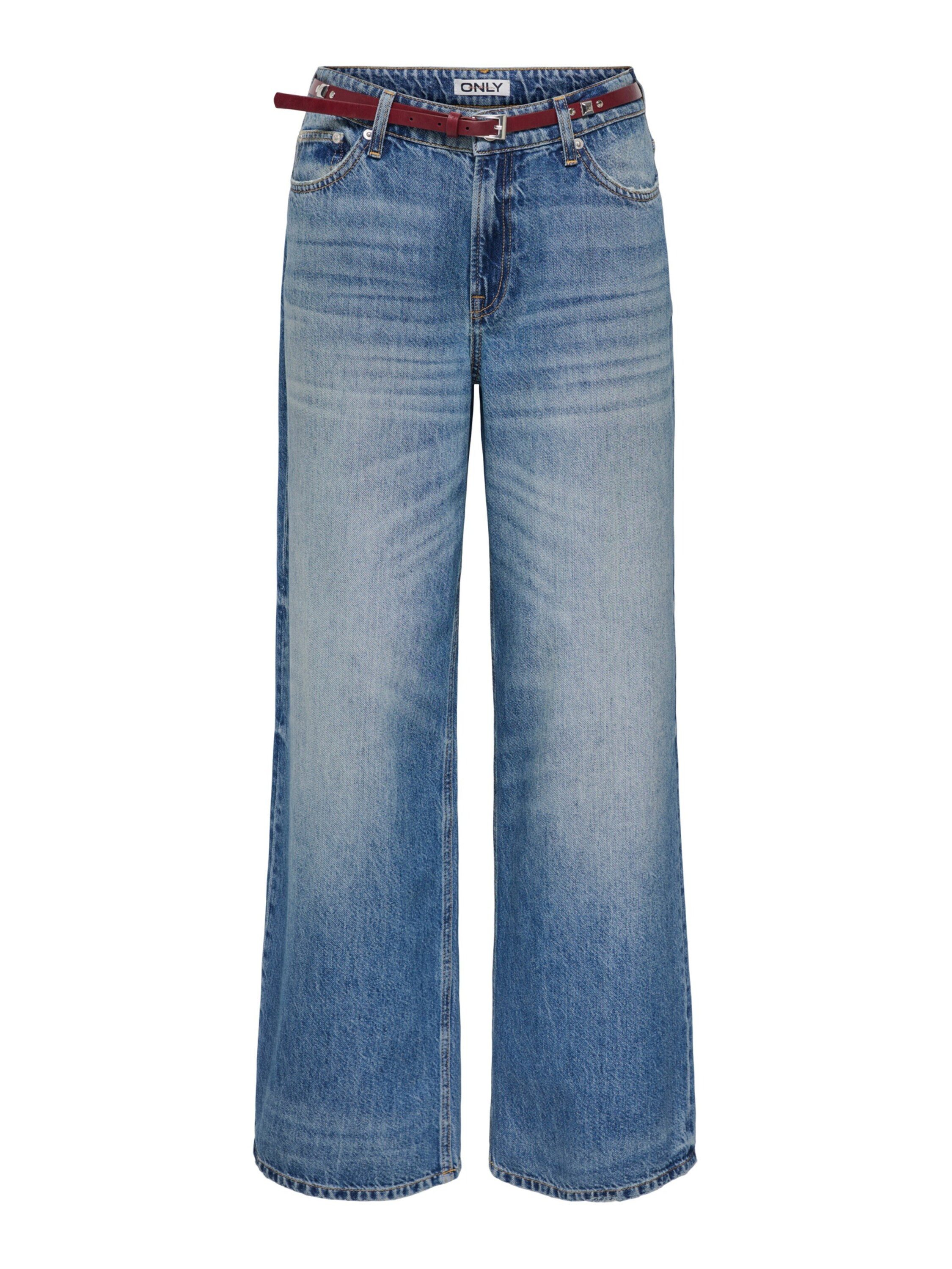 ONLY Weite Jeans ONLCharlot (1-tlg) Plain/ohne Details