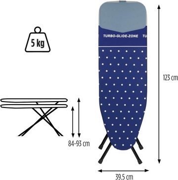 Vitapur Dampfbügelstation Bügelbrett mit Hochwertigem Bügelbezug - Stabiles & Höhenverstellbares