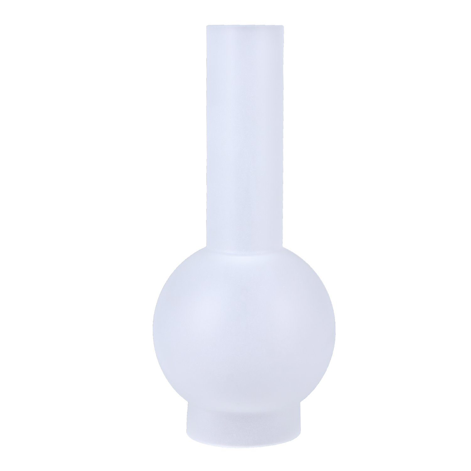 Lampenschirm Zylinderglas Petroleum Lampenglas satiniert matt Ø75mm