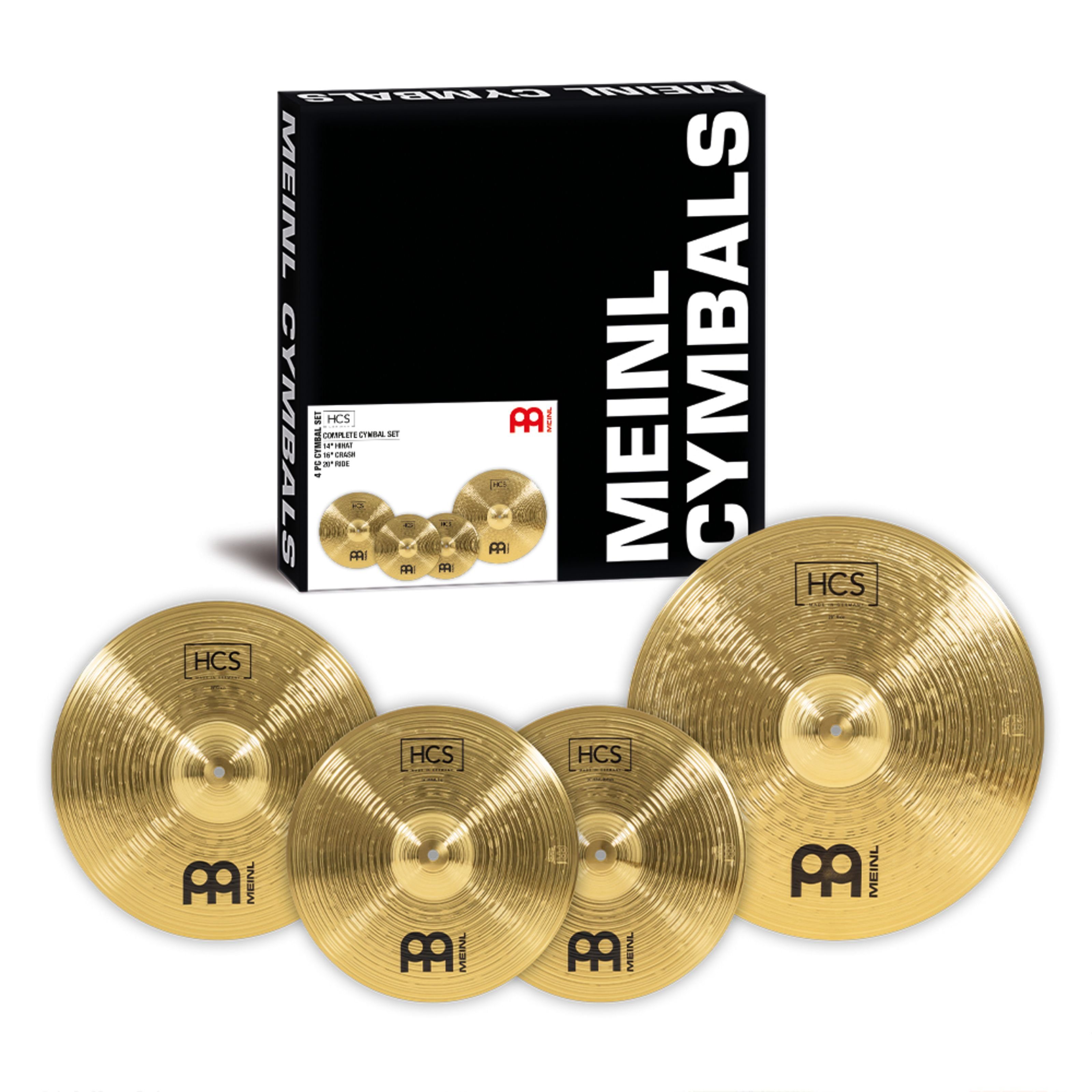 Meinl Percussion Becken,HCS Cymbal Set, HCS Cymbal Set - Becken Set