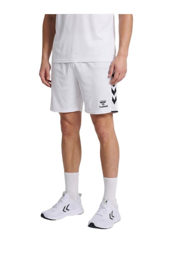 hummel Sporthose hmlCORE 2.0 Shorts (angenehmes Tragegefühl) kurz weiss/schwarz Herren