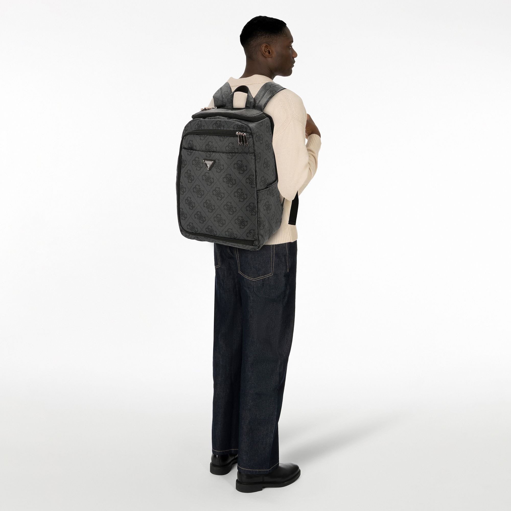 Guess Laptoprucksack Berta, Leder