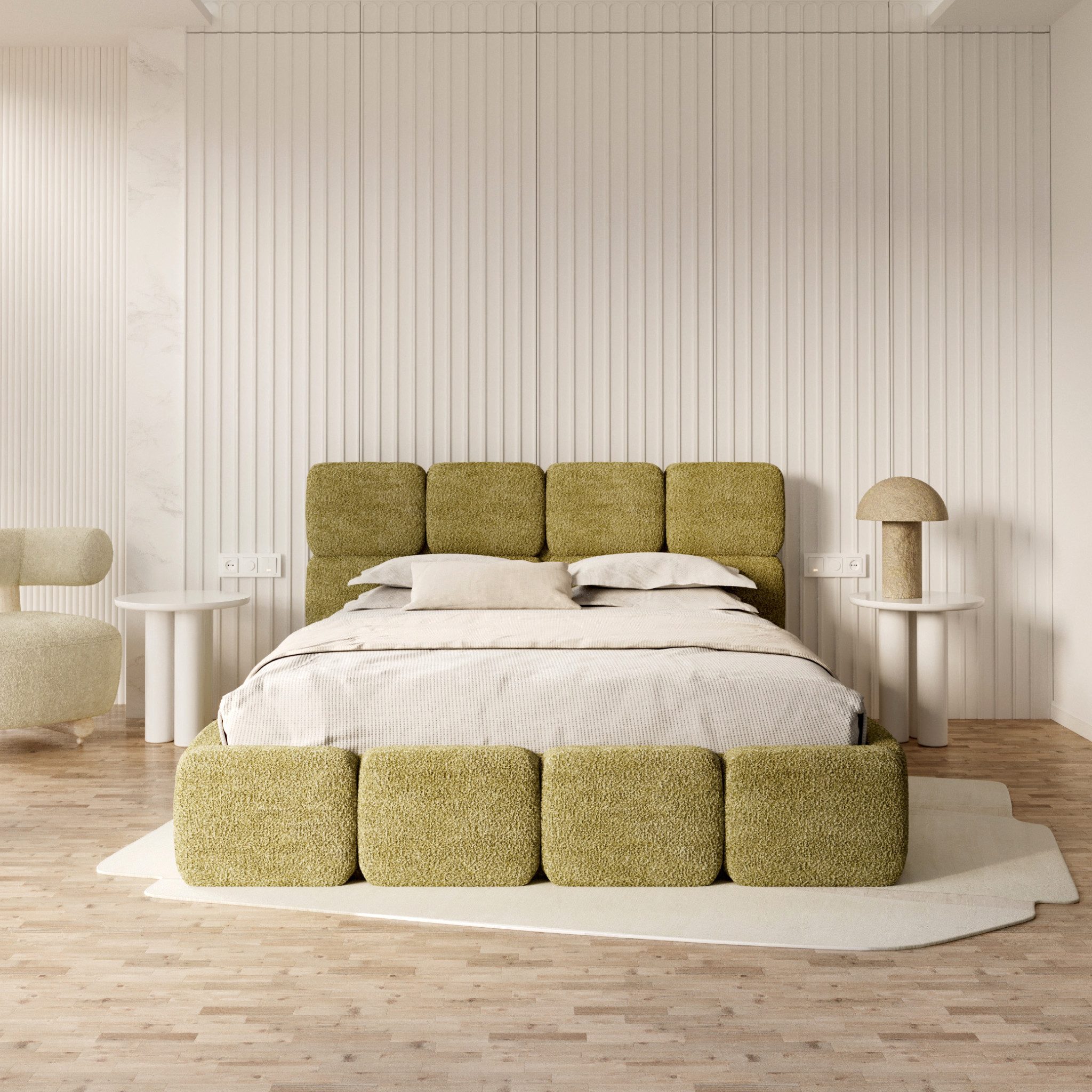 FDM Polsterbett CLOUDY Bettgestell Bett 140x200, günstig online kaufen