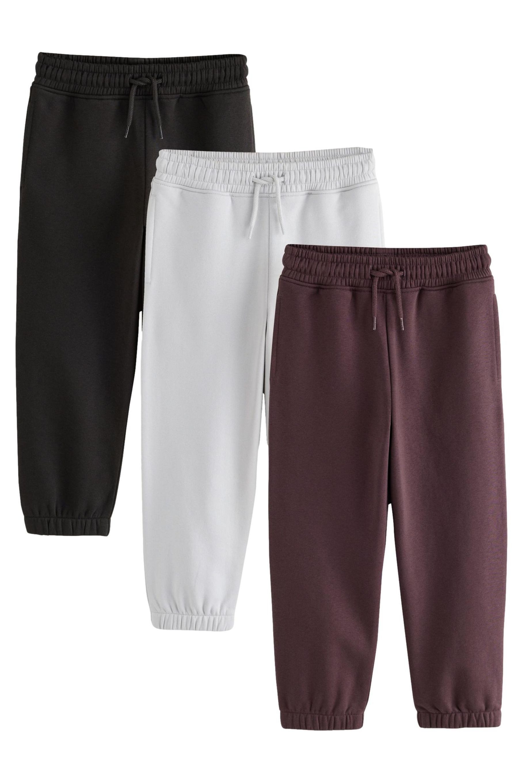 Next Jogginghose Basic-Jogginghose im Regular Fit, 3er-Pack (3-tlg)