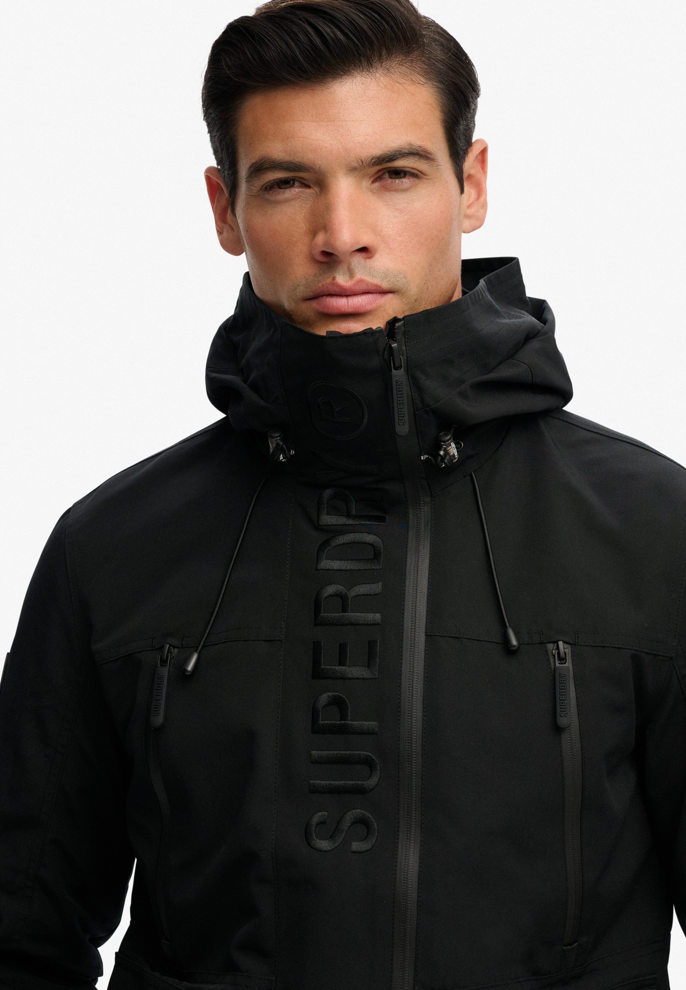 Superdry Outdoorjacke HOOD ULTIMATE EMB WINBREAKER Kunstfaser, regular fit – Bild 4 von 5
