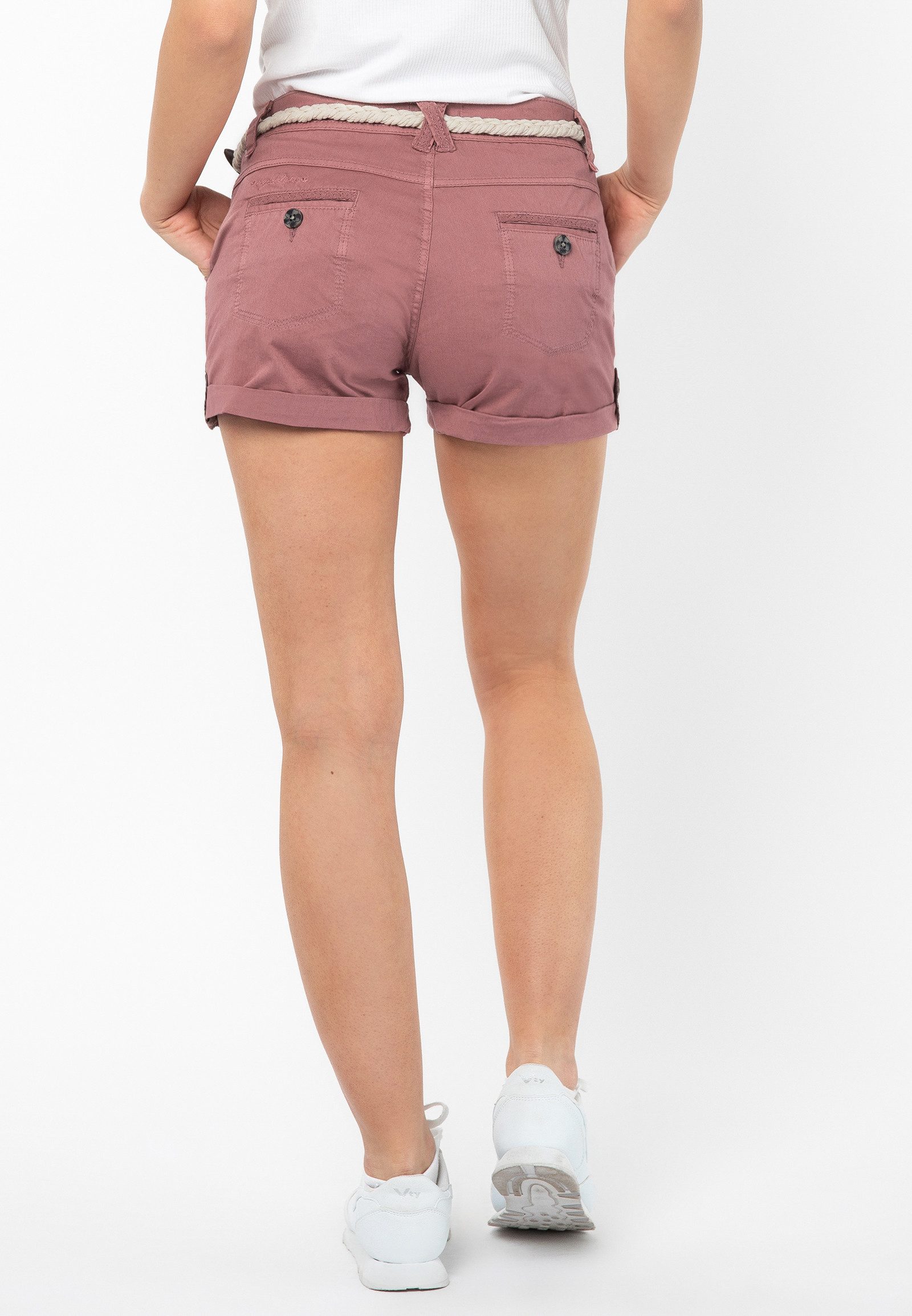 Eight2Nine Chinoshorts Shorts mit Flechtgürtel Sommerhose, günstig online kaufen
