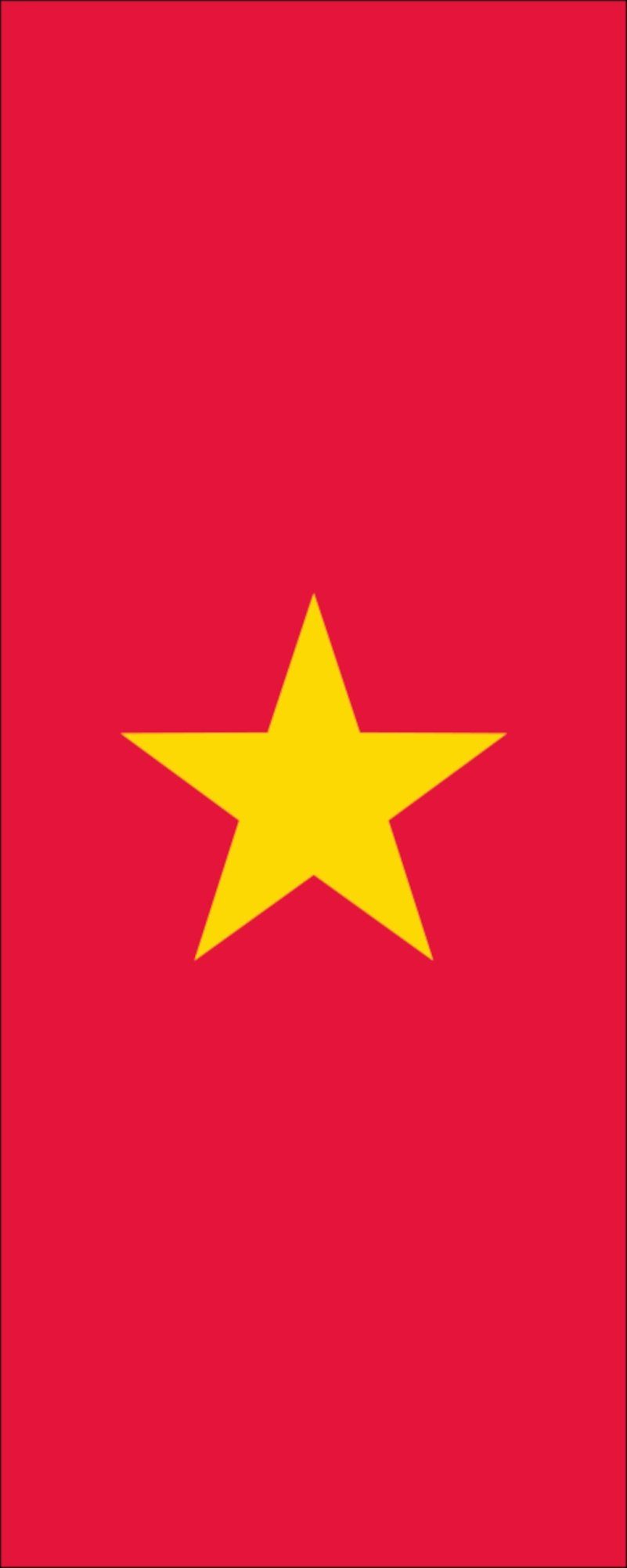 flaggenmeer Flagge Flagge Vietnam 110 g/m² Hochformat