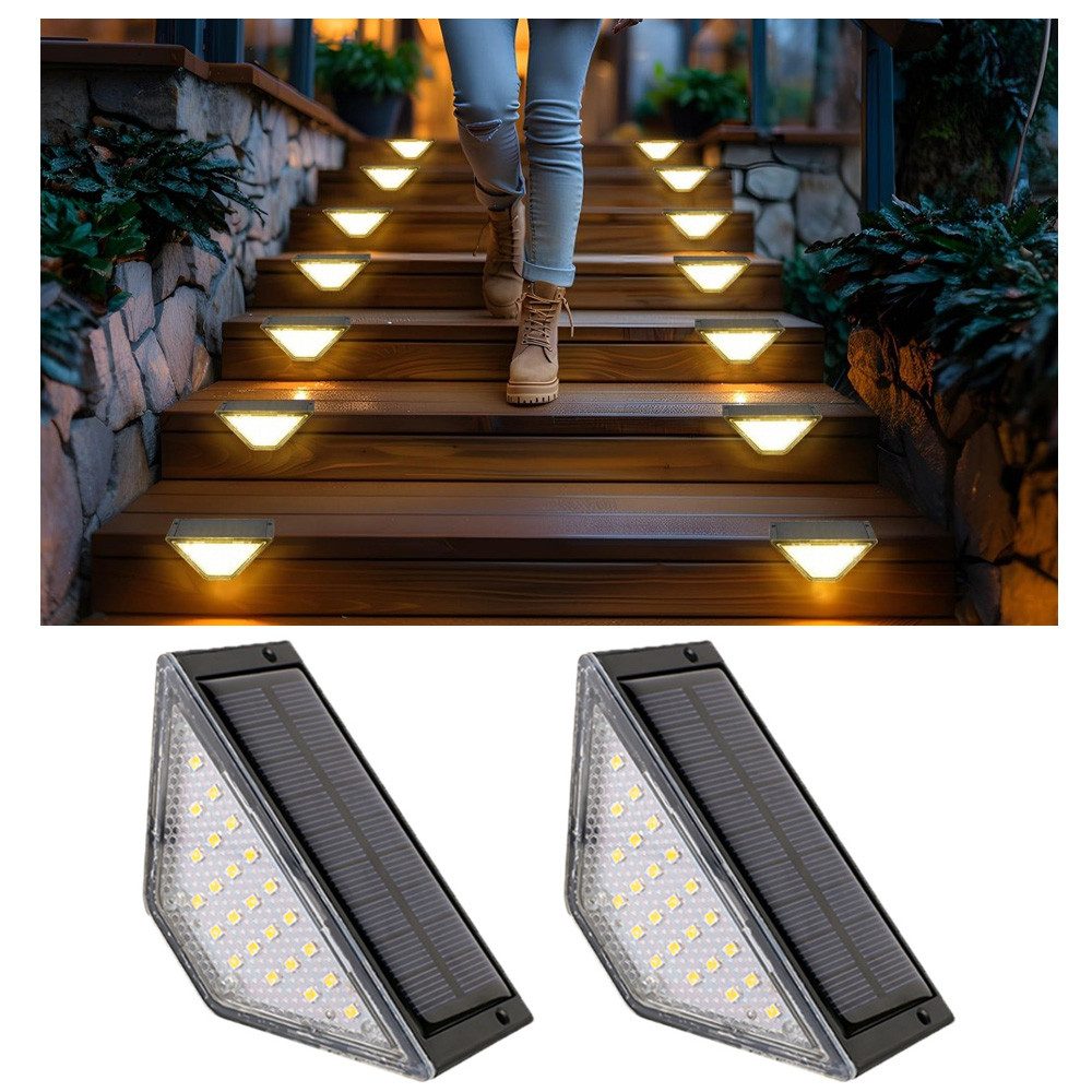 QUBEBU LED Solarleuchte 24LED Solarleuchten Garten günstig online kaufen