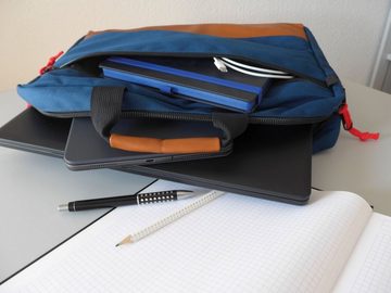 Schwaiger Laptoptasche 715767 (Laproptasche oder Rucksack, Notebooks bis 15,6 Zoll), mit Tragegriff, Schultergurt, Gepäckgurt