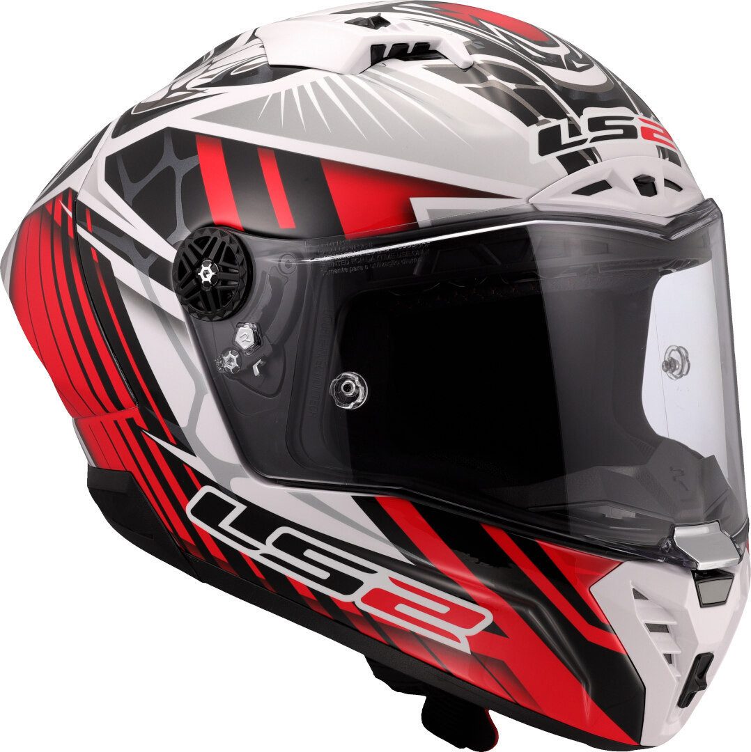 LS2 Motorradhelm FF805 Thunder GP Perolari Replica Carbon Helm, Notfallsystem-polsterung (eqrs)