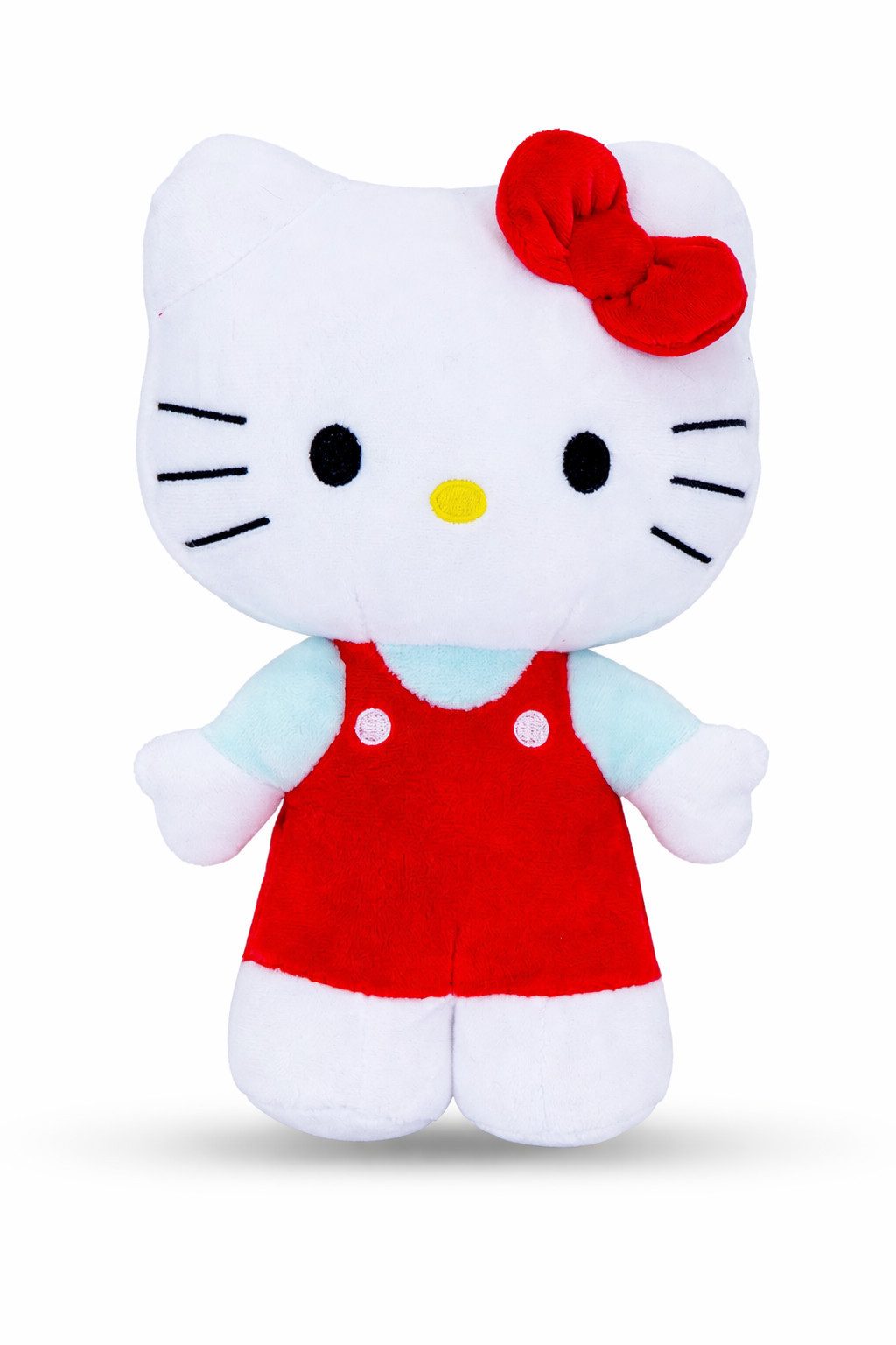 SANRIO Kuscheltier Hello Kitty Kuscheltier Plüschtier 45 cm Stofftier Schleife rot (Set, 1-St., Geschenk-Set), Stofftier Sale Geschenke für Mädchen Jungen Kinder Babys spielen