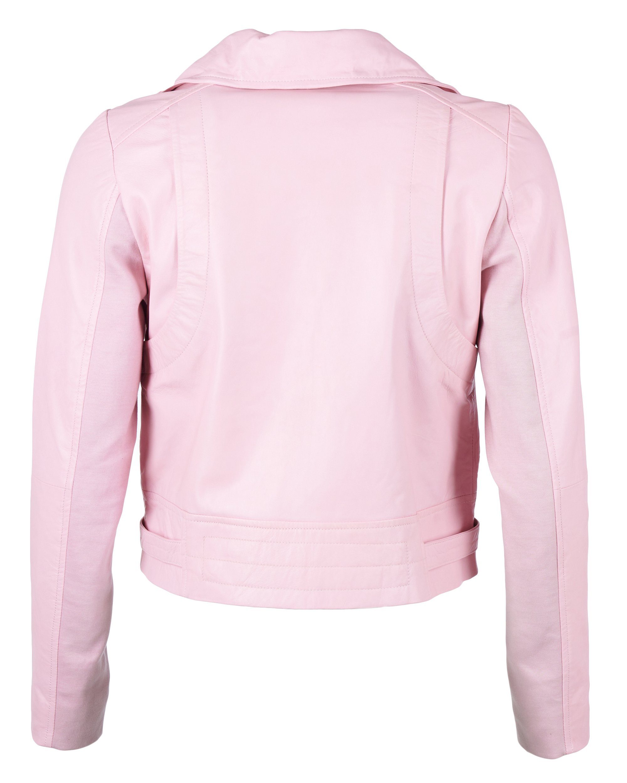 Sweeny2 Lederjacke Maze pink