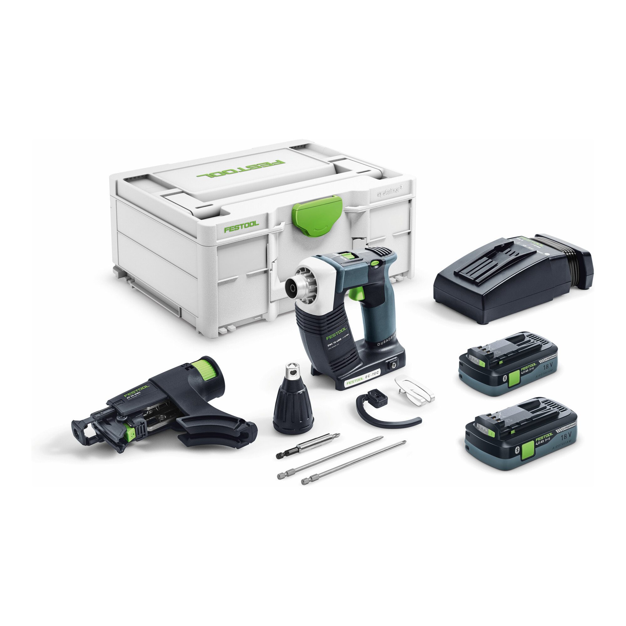 FESTOOL Bohrschrauber Festool Akku-Bauschrauber DWC 18-4500 HPC 4,0 I-Plus DURADRIVE