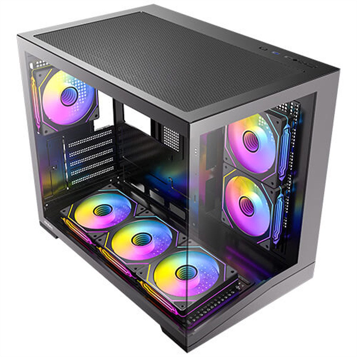 Antec PC-Gehäuse CX M3 ARGB B PC Case, Mini-Tower microATX