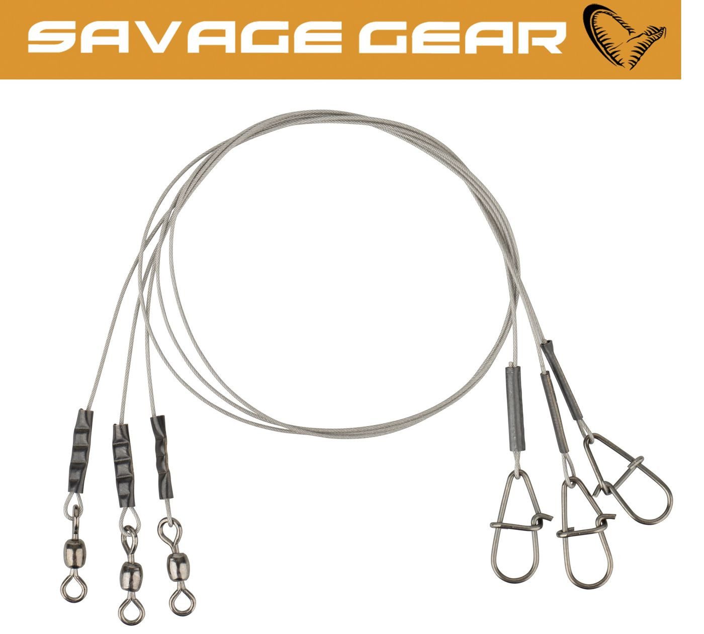Kunstköder Savage Gear Carbon49 Trace 30cm 0,48mm 11kg - 3 Stahl Spinnvorfächer