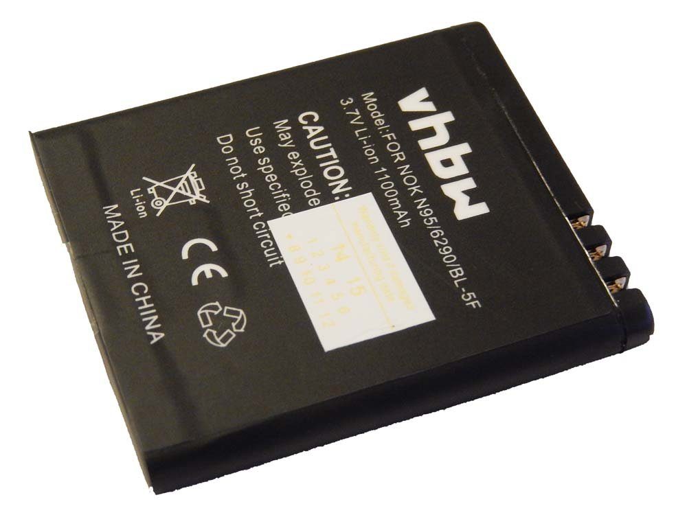 vhbw kompatibel mit Aligator A420, V500, V550 Smartphone-Akku Li-Ion 1100 mAh (3,7 V)
