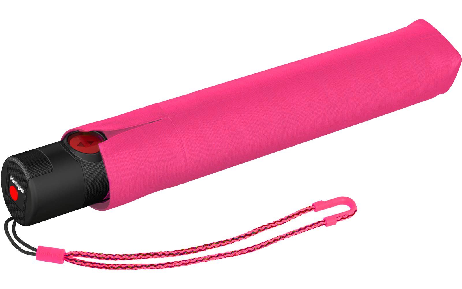 Knirps® pink der mit Taschenregenschirm Knirps Duomatic-Funktion schlanker, leichter mit leichteste Schirm Auf-Zu-Automatik,