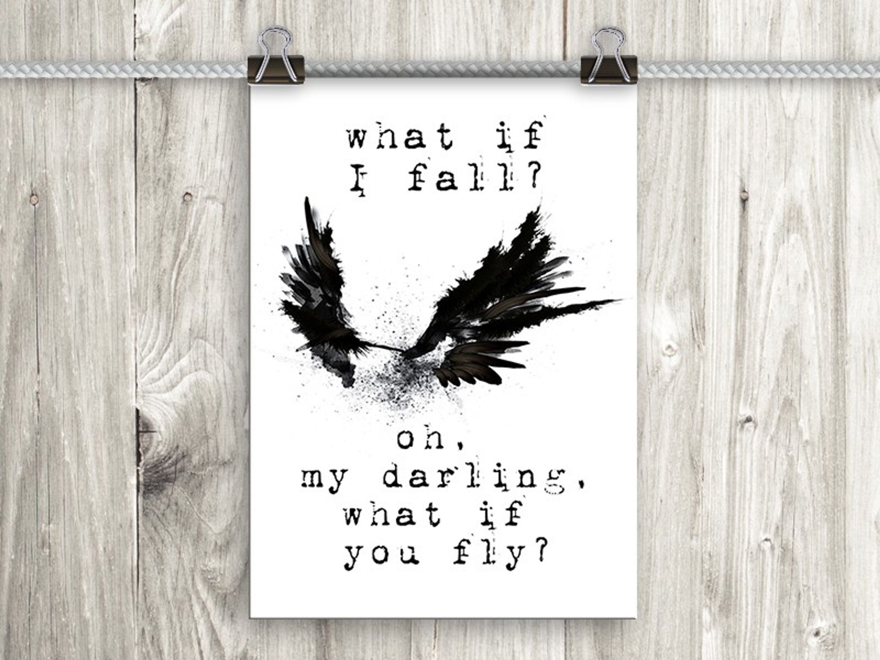 artissimo Poster Poster mit Spruch DinA4 Bild Wandbild englische
