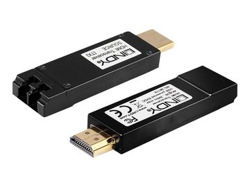Lindy LINDY HDMI Extender 4K LWL 300m. Duplex LC Multimode 50/125 OM3, ni... Glasfaserkabel