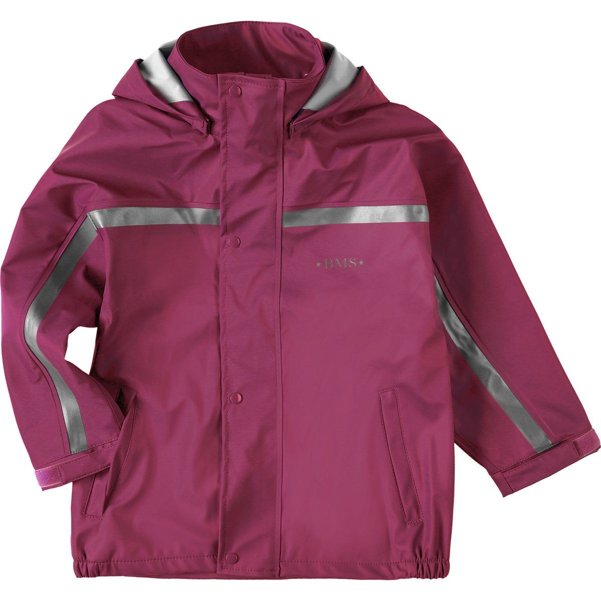 Regen- und Matschjacke BMS Regenjacke für Kinder 100% wasserdicht mit Kapuze
