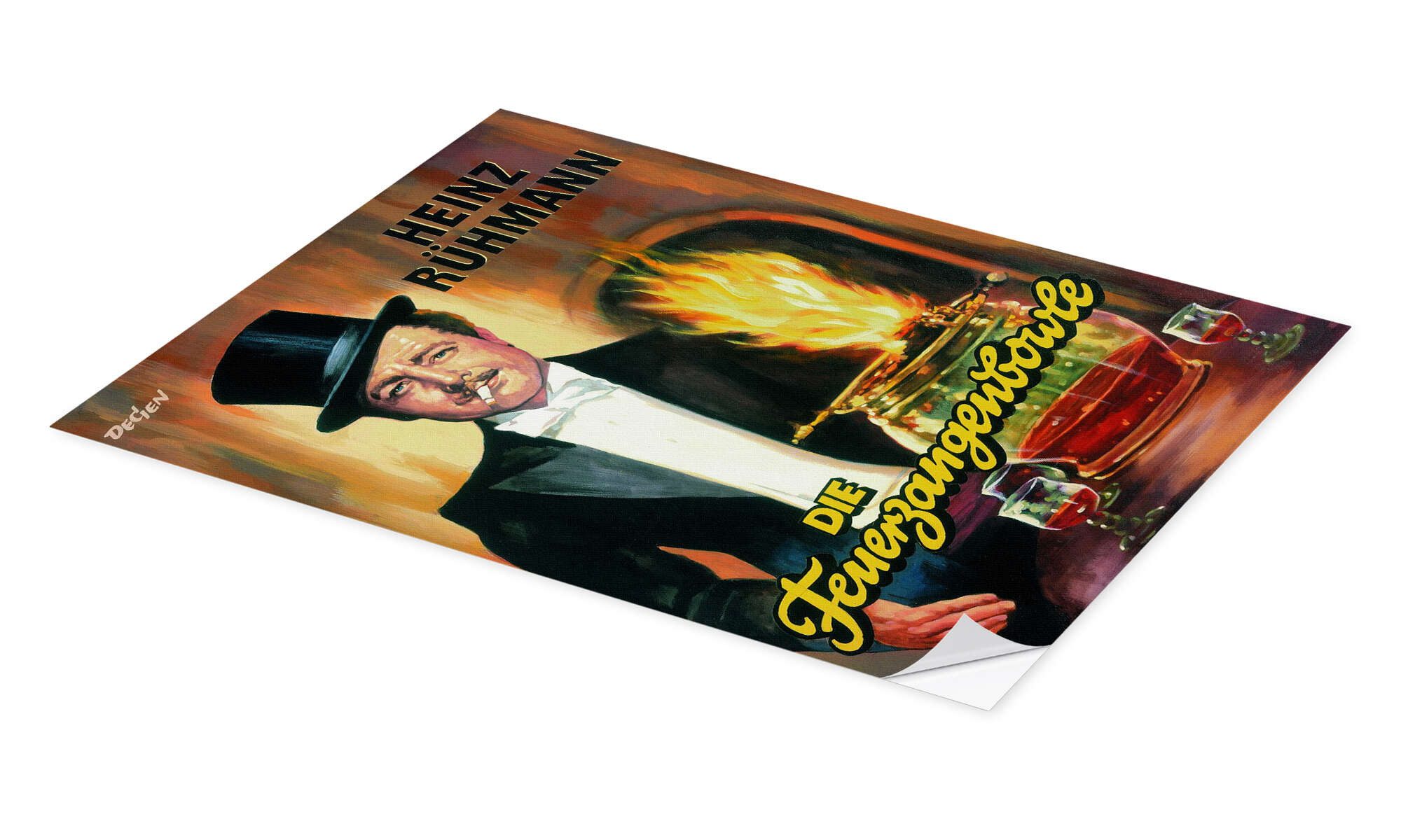 Posterlounge Wandbild Die Feuerzangenbowle, Vintage Entertainment günstig online kaufen