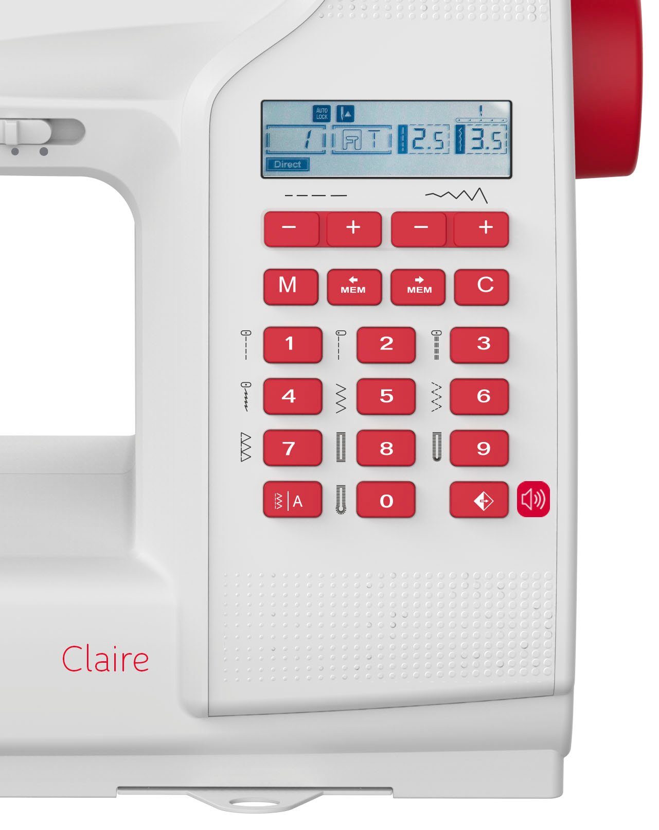 Veritas Computer-Nähmaschine Veritas Claire, 197 Programme, Modernste Technologie für Näharbeiten