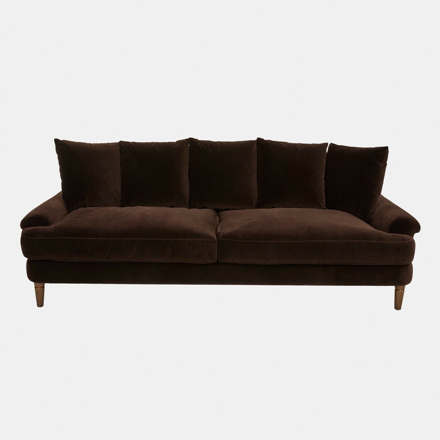 Mirabeau Sofa Sofa Rivermere dunkelbraun