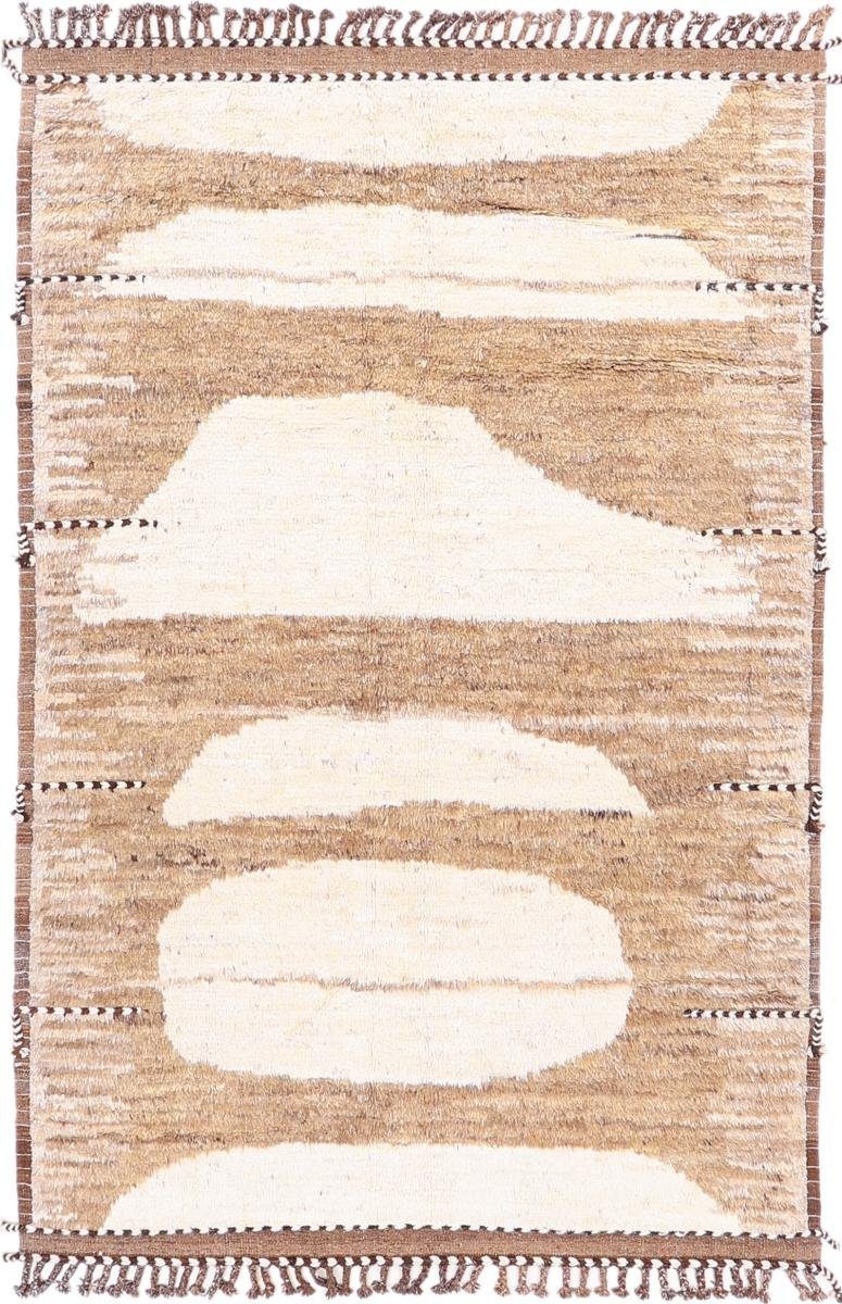 Moderner Orientteppich, rechteckig, Höhe: Orientteppich Trading, Berber Atlas Nain Handgeknüpfter 201x304 Maroccan 20 mm