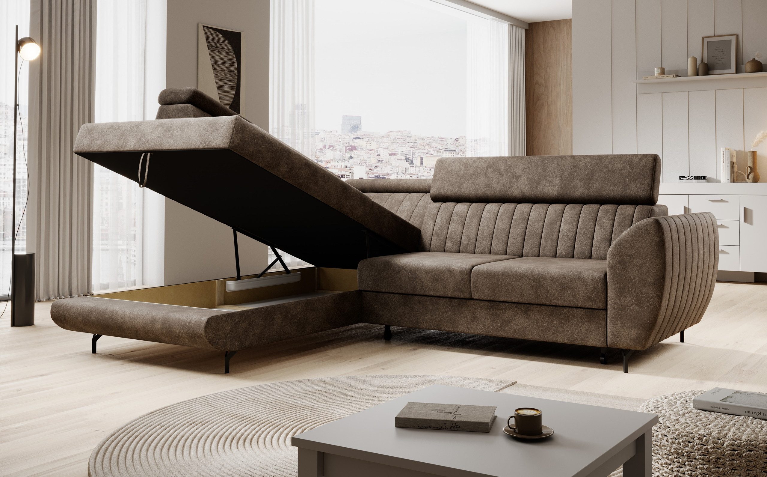 NEXT COLLECTION Ecksofa Spectre-L, mit Bettkasten, günstig online kaufen