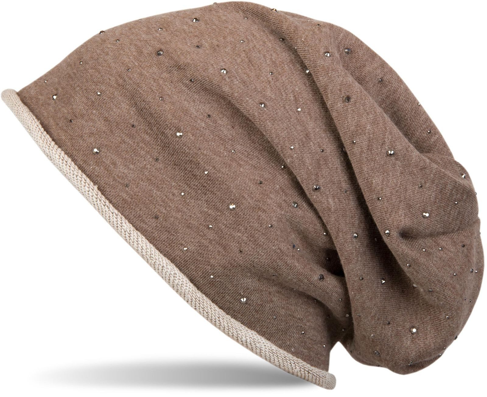 Beanie Beanie mit Strass Nieten