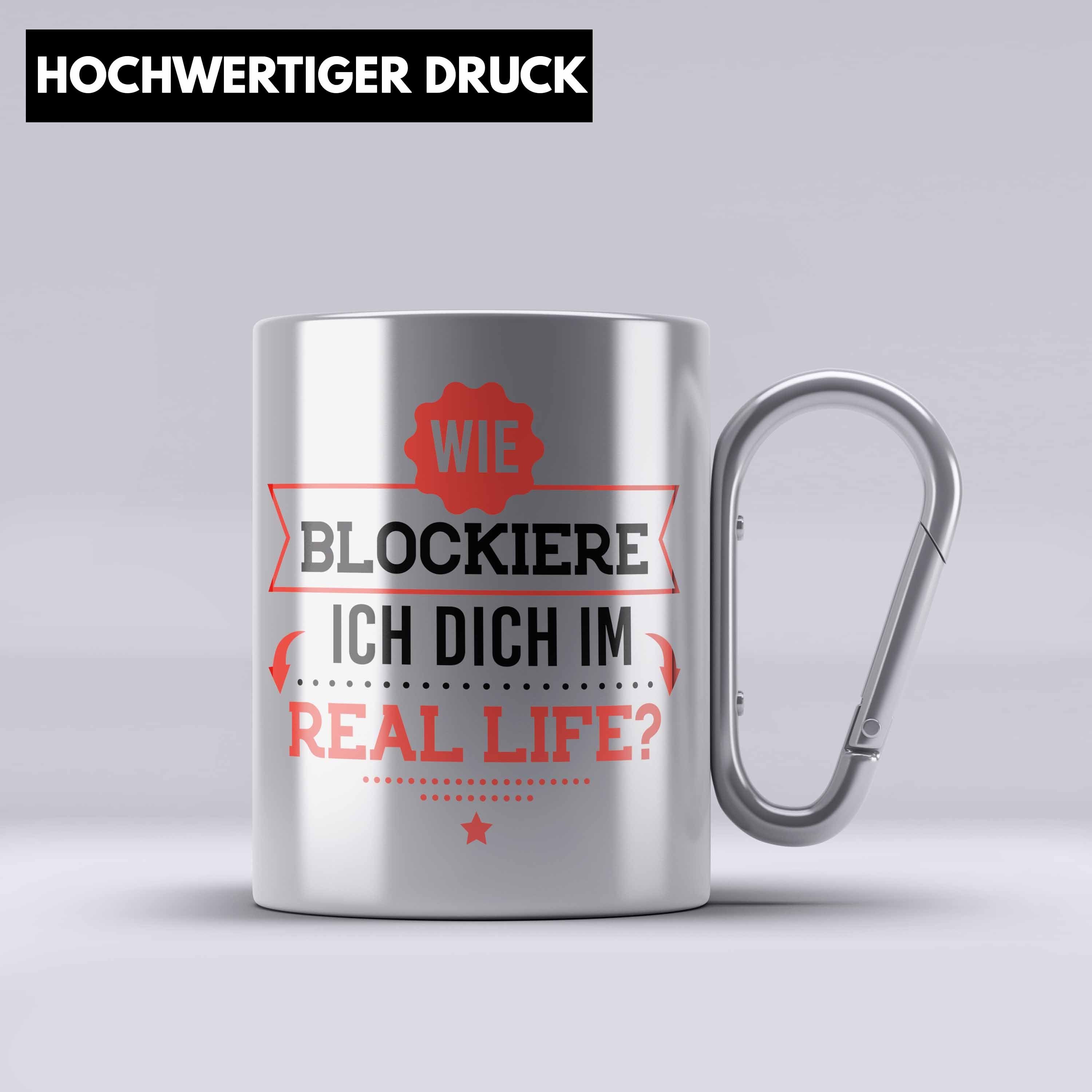 Rot Edelstahl Thermotasse Lustiger mit Sprüchen Tasse Tasse Spruch Edelstahl Edelstahl Trendation