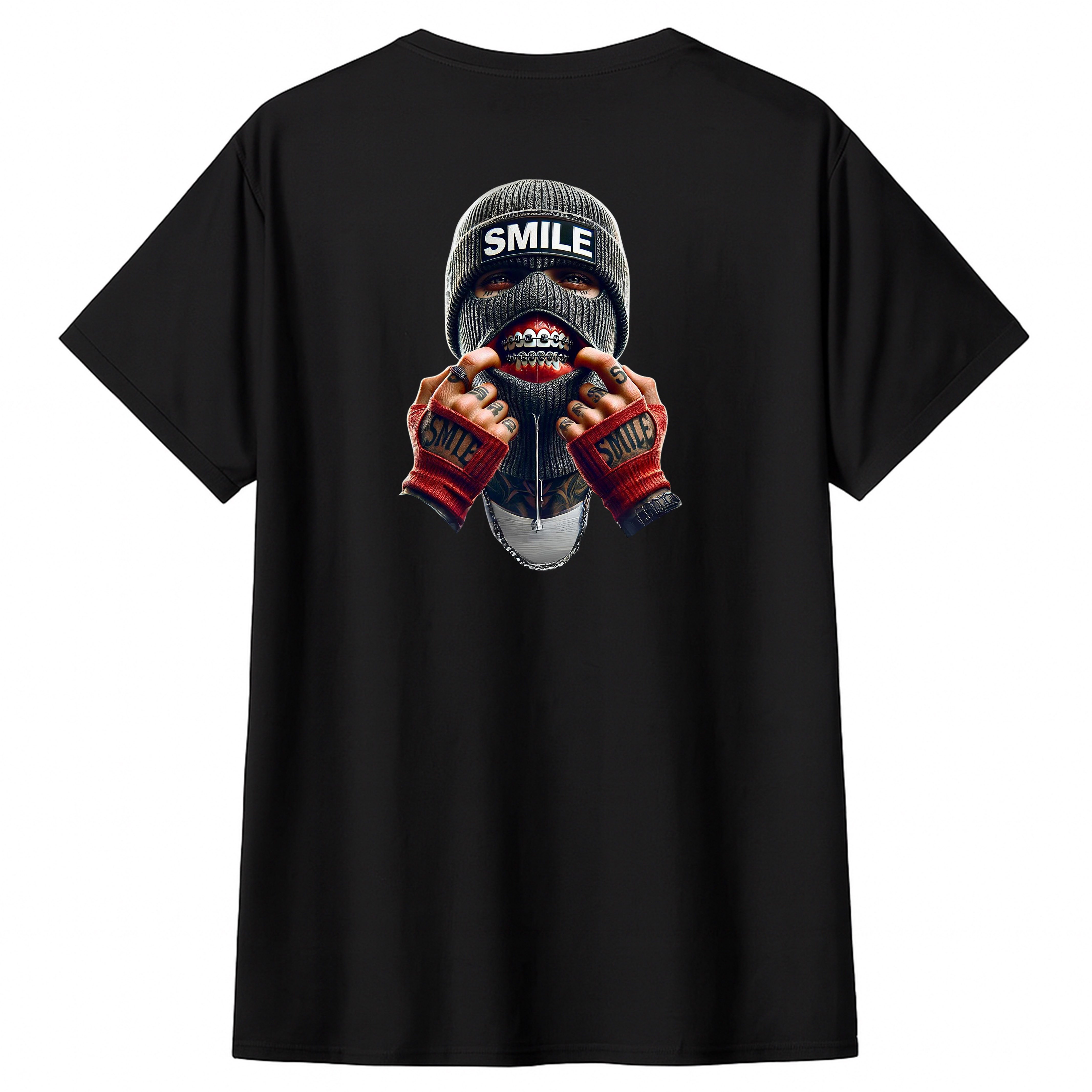 Banco T-Shirt Herren mit Smile Motiv - Streetwear Rundhals Kurzarm Sommer H günstig online kaufen