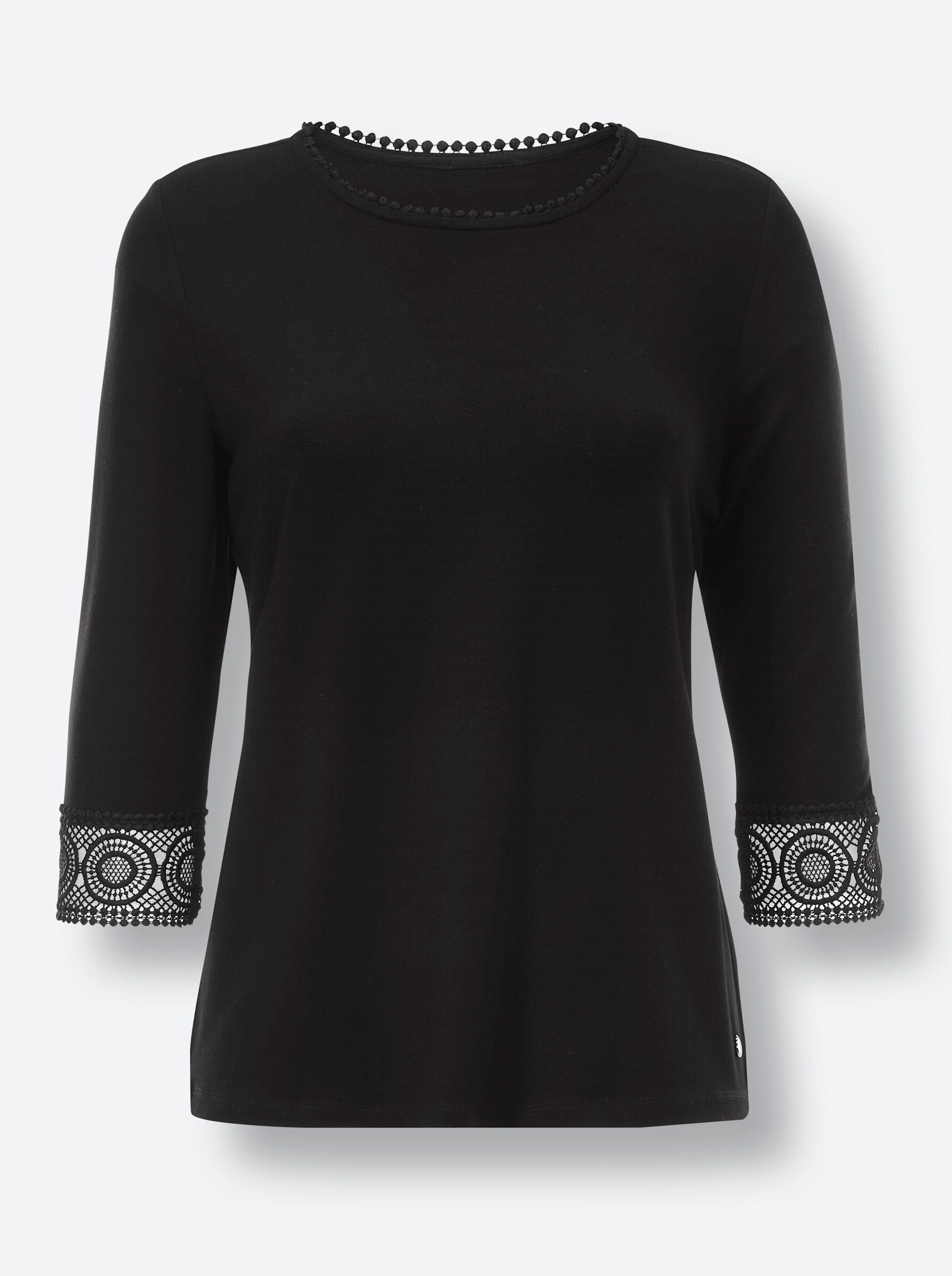 T-Shirt Lyocell-Shirt 3/4-Arm
