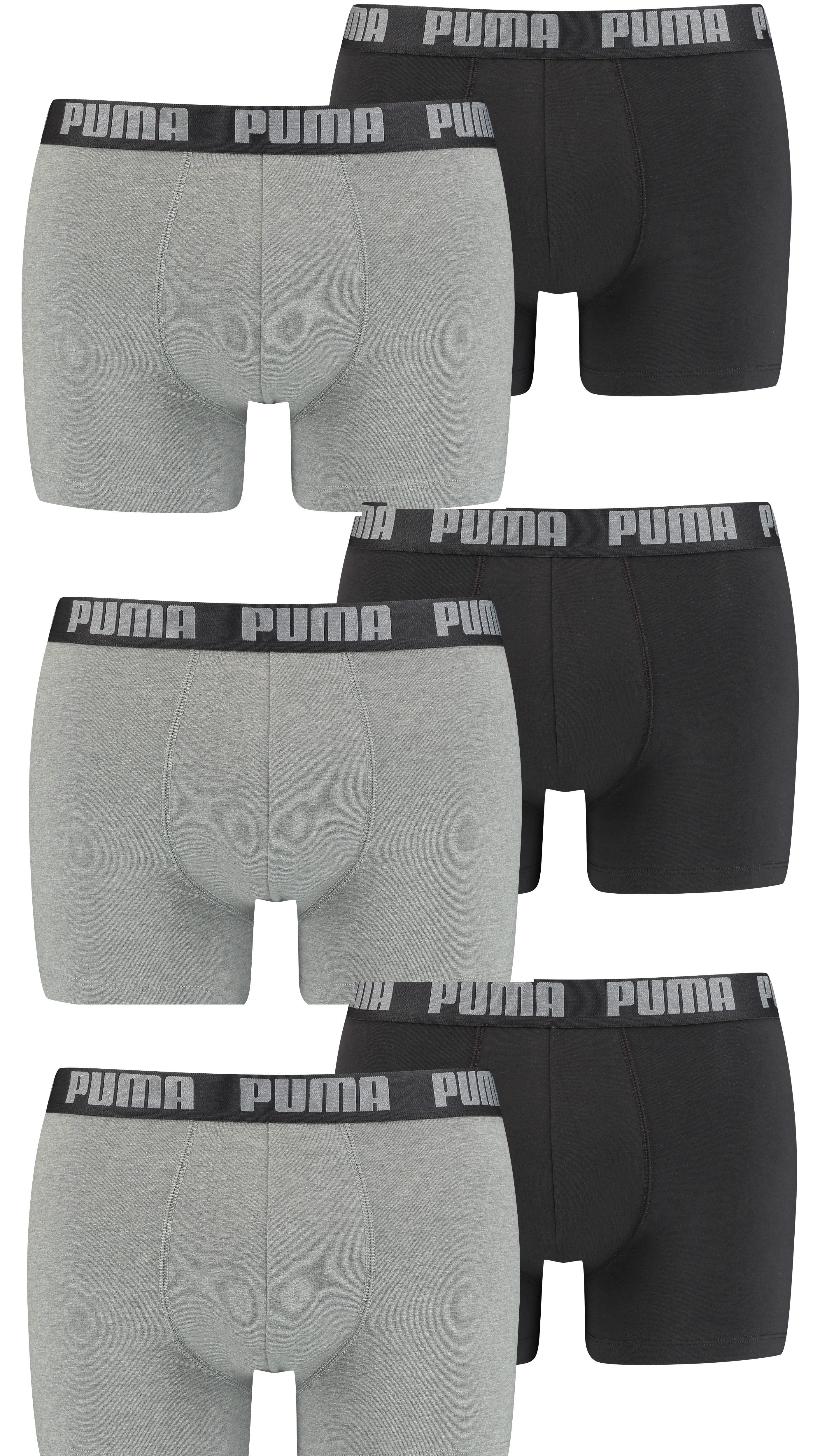 PUMA Boxershorts PUMA Herren Basic Boxershorts 6P (6-St., 6er Pack) günstig online kaufen