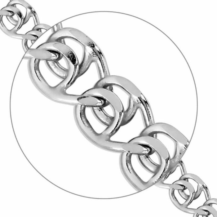 Zolotoy Silberkette Love Halskette 052040 Rhodiniert (1-tlg. inkl. Schmuckbeutel) Silberschmuck für Damen & Herren