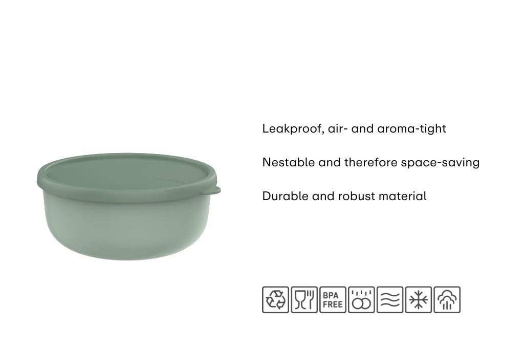 Mepal Aufbewahrungsbox Mikrowellengeschirr Set 3-teilig Lumina 250+750+1500 ml, Für Kühlschrank, Gefrierschrank, Dampfgarer & Mikrowelle – Bild 2 von 4