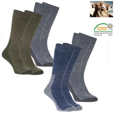 SILVER REED Laufsocken Silverpoint - 2 Paar Merino ALL TERRAIN HIKER - Outdoorsocken (0-Paar)