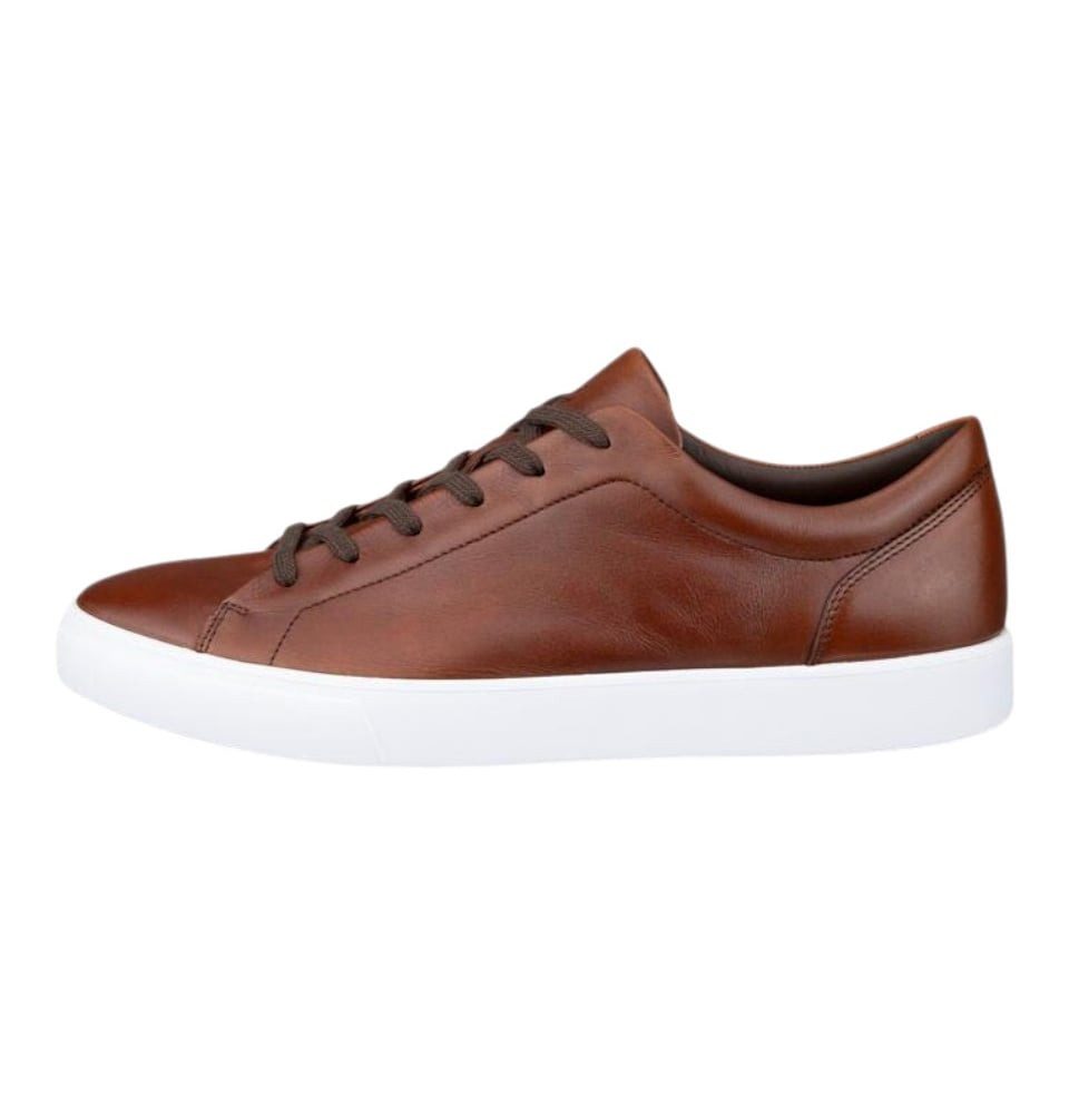 Ecco Soft 10 (Vollnarbenleder) cognacbraun Herren Sneaker