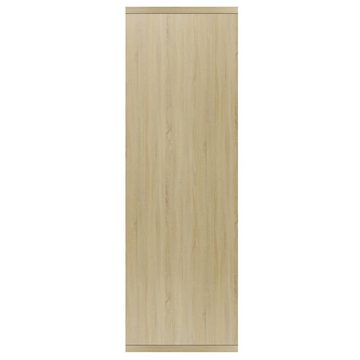 furnicato Bücherregal Bücherregal/Sideboard Sonoma Eiche 50x25x80 cm Holzwerkstoff