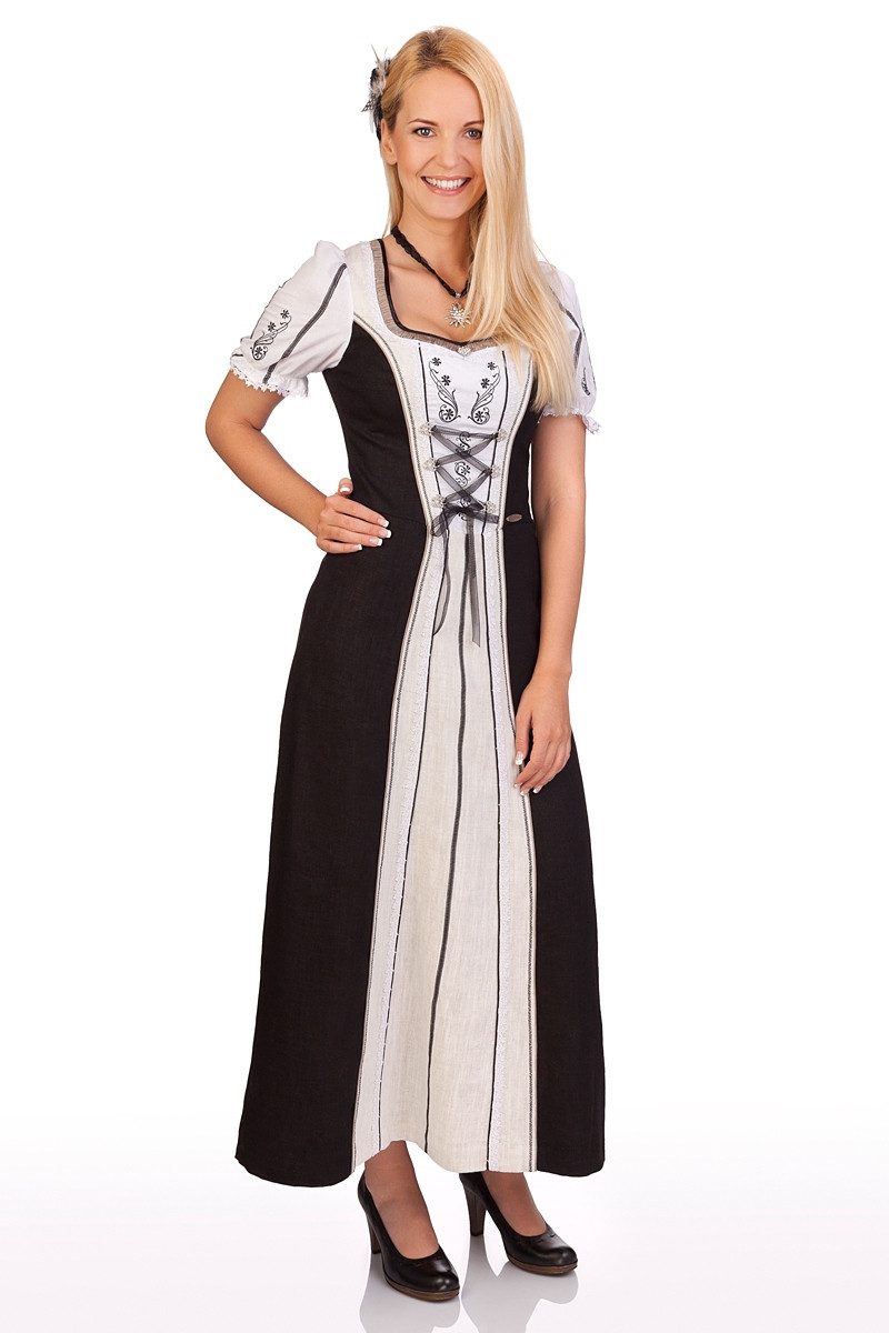 Dirndl Landhauskleid - RATINGEN - schwarz