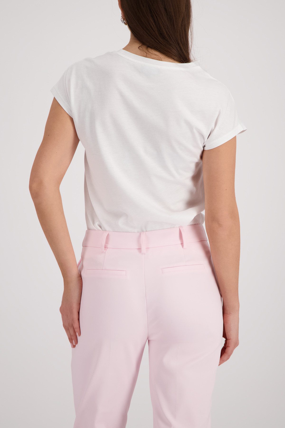 Monari T-Shirt Shirt Basic Schmuck Regular fit mit Strasssteinen